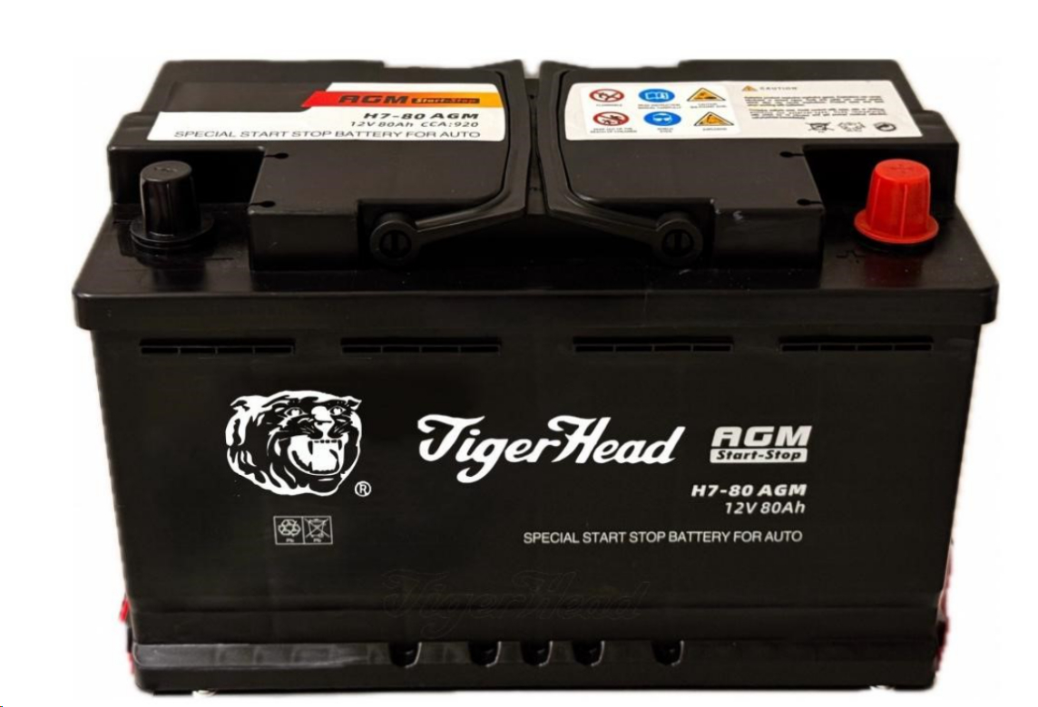 Baterías Tiger-head H7-80 AGM de arranque y parada