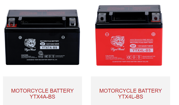 modelos de baterías de motocicletas ytx