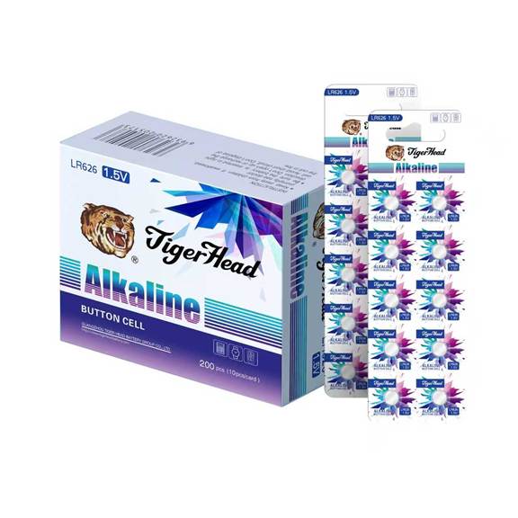 Pilas de botón de larga duración de Tiger Head Battery